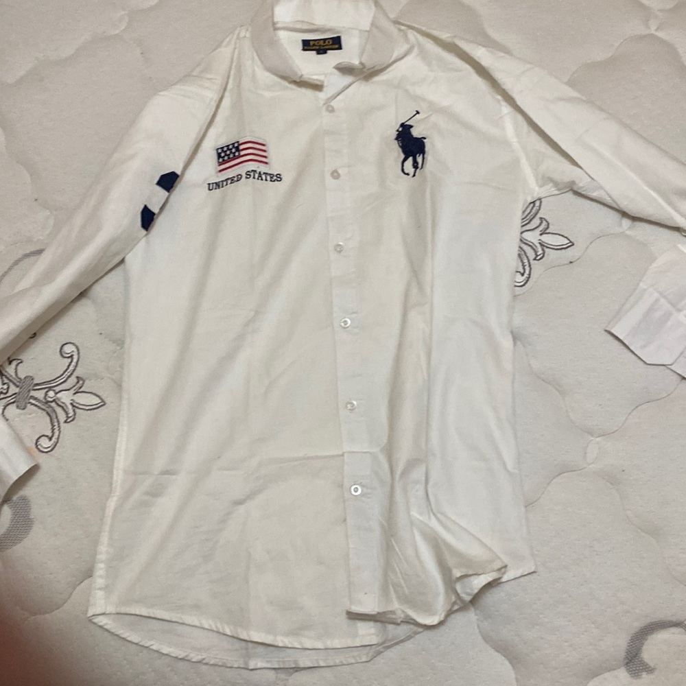 New Polo Ralph Lauren shirt in white colour Small Size